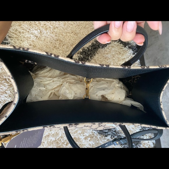 NWT Gucci wool monogram GG tote - Picture 4 of 8